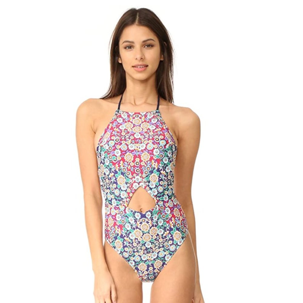 Nanette Lepore Desert Diamond floral one piece